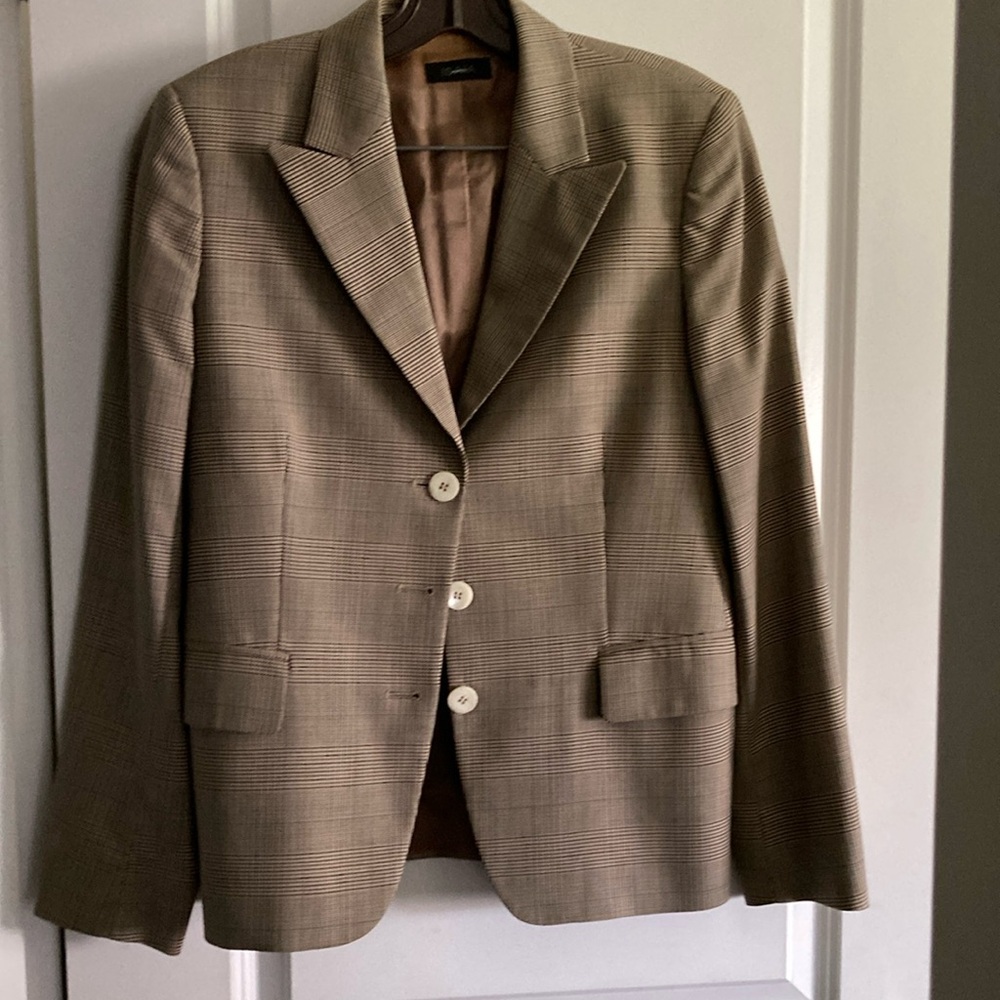 Wool gabardine Italian blazer